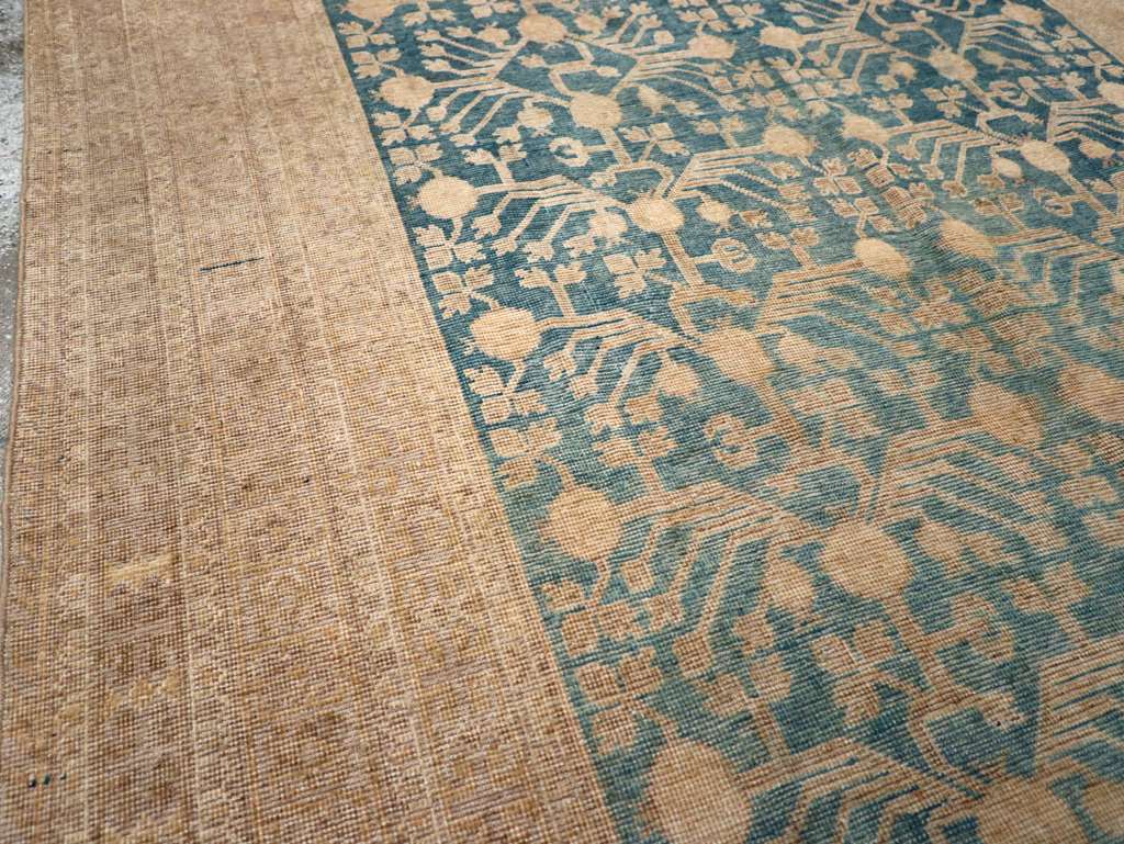 Antique East Turkestan Khotan Carpet, No.17023 - Gsblank