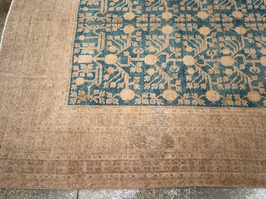 Antique East Turkestan Khotan Carpet, No.17023 - Gsblank