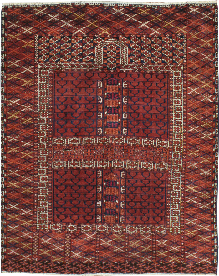 Antique Persian Tekke Rug, No.17025 - Gsblank