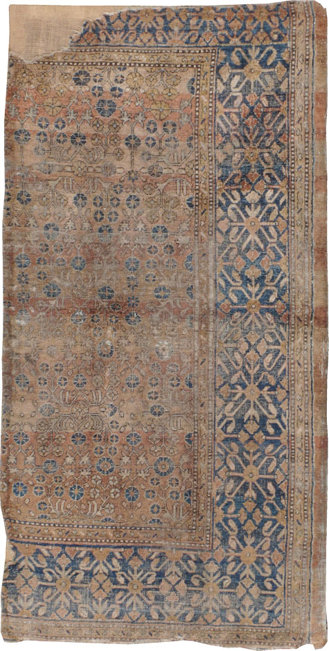 Antique East Turkestan Silk Khotan Fragment , No.17037 - Gsblank