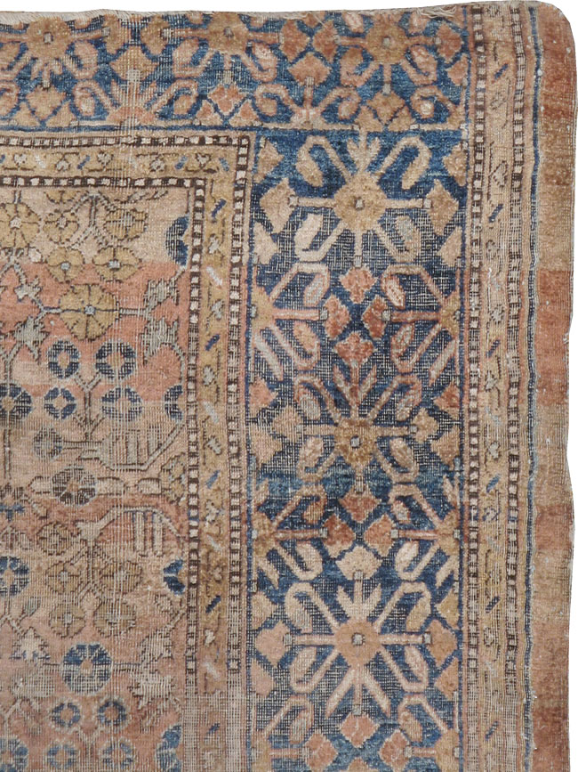 Antique East Turkestan Silk Khotan Fragment , No.17037 - Gsblank