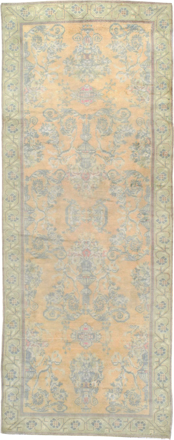 Vintage Indian Cotton Agra Wide Gallery Runner , No.17048 - Gsblank