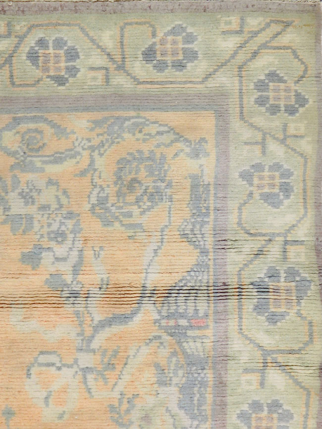 Vintage Indian Cotton Agra Wide Gallery Runner , No.17048 - Gsblank