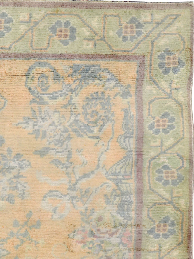 Vintage Indian Cotton Agra Wide Gallery Runner , No.17048 - Gsblank
