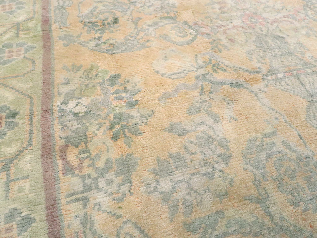 Vintage Indian Cotton Agra Wide Gallery Runner , No.17048 - Gsblank