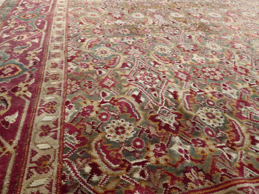 Antique Indian Agra Carpet, No.17050 - Gsblank
