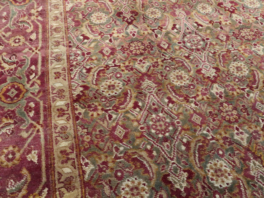 Antique Indian Agra Carpet, No.17050 - Gsblank