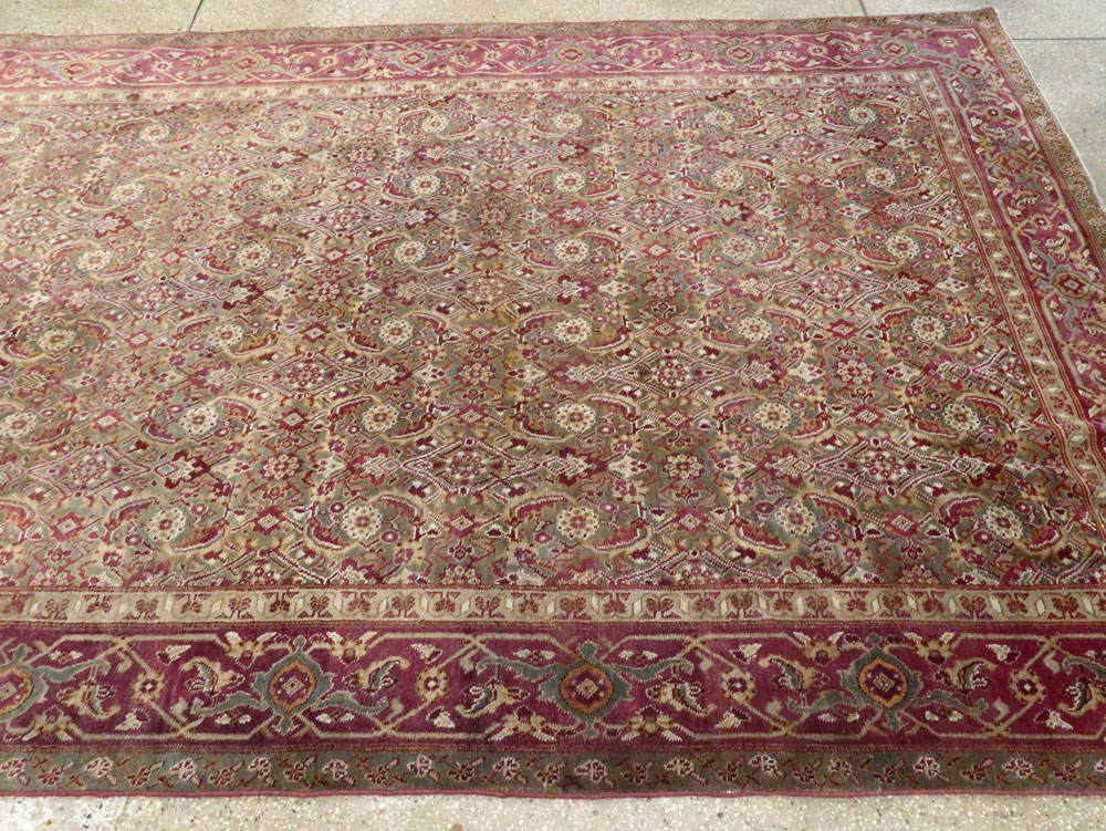Antique Indian Agra Carpet, No.17050 - Gsblank