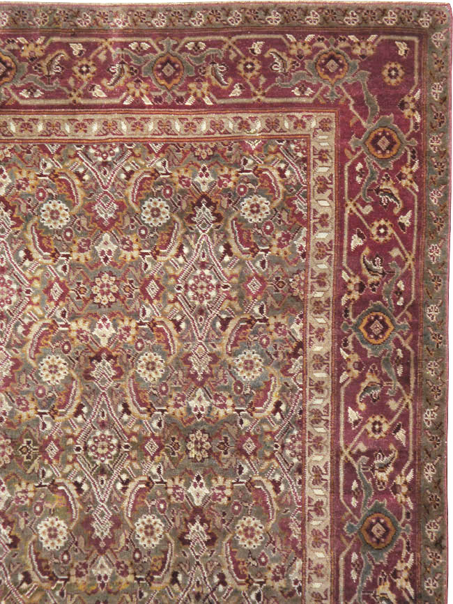 Antique Indian Agra Carpet, No.17050 - Gsblank