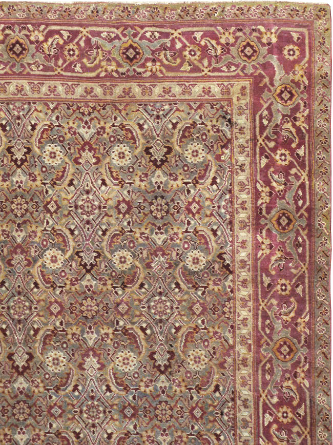 Antique Indian Agra Carpet, No.17050 - Gsblank