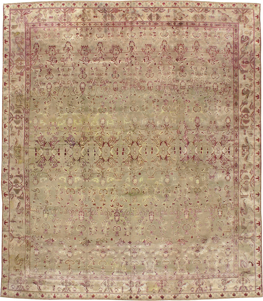 Antique Indian Agra Carpet, No.17051 - Gsblank