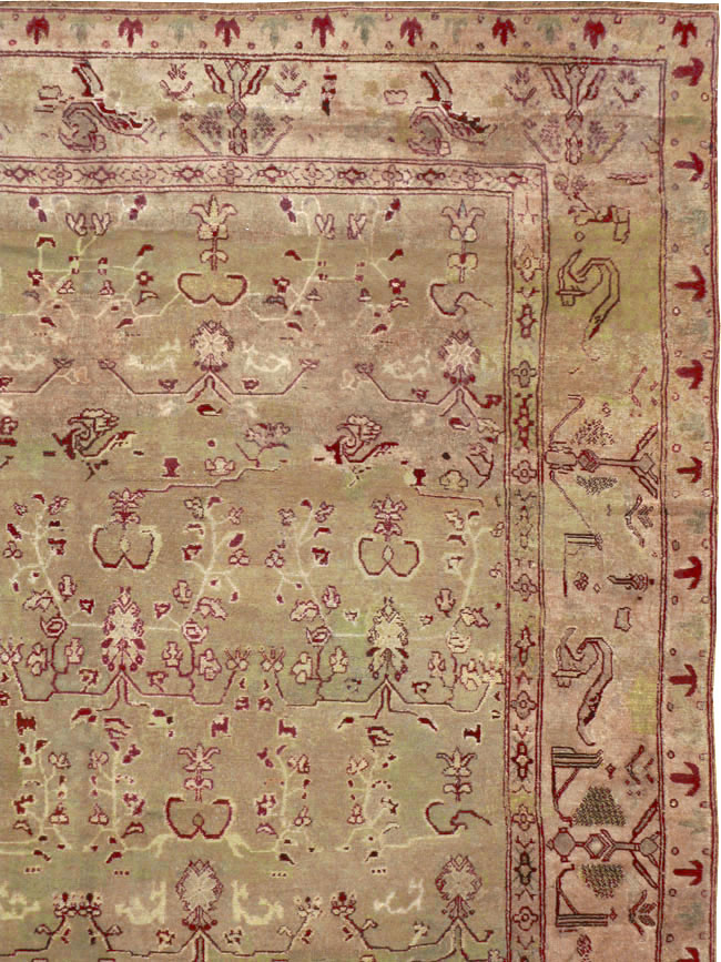 Antique Indian Agra Carpet, No.17051 - Gsblank