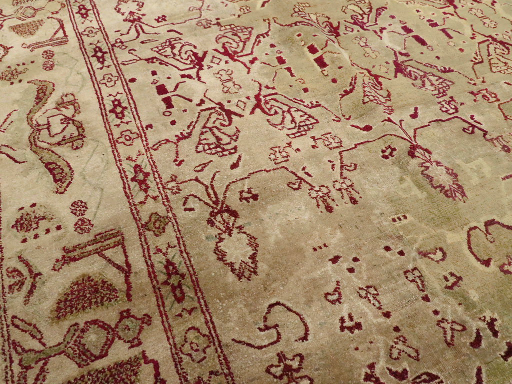 Antique Indian Agra Carpet, No.17051 - Gsblank