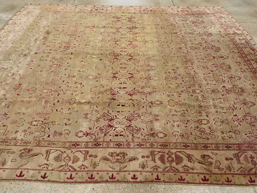 Antique Indian Agra Carpet, No.17051 - Gsblank