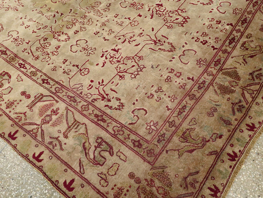 Antique Indian Agra Carpet, No.17051 - Gsblank