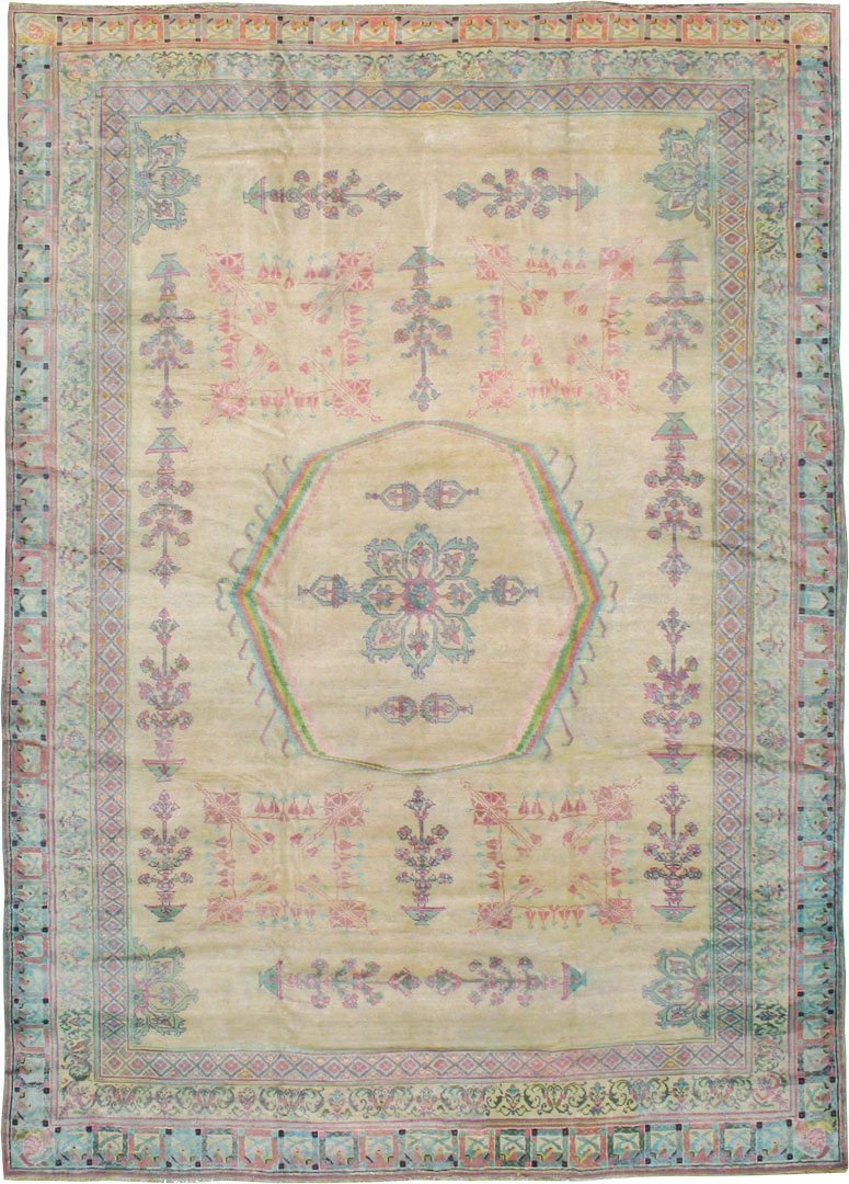 Antique Indian Agra Carpet, No.17052 - Gsblank