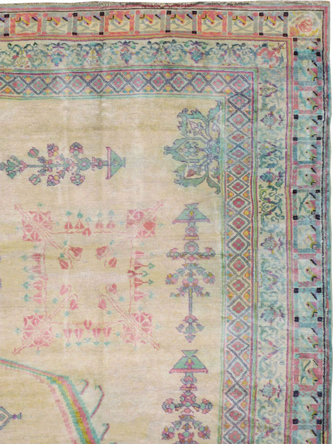 Antique Indian Agra Carpet, No.17052 - Gsblank