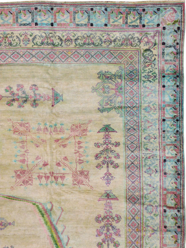 Antique Indian Agra Carpet, No.17052 - Gsblank