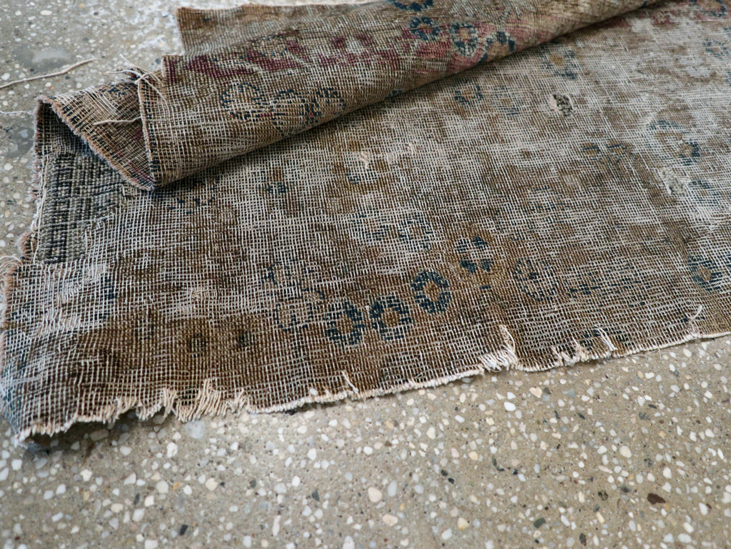 Antique East Turkestan Silk Khotan Fragment, No.17054 - Gsblank