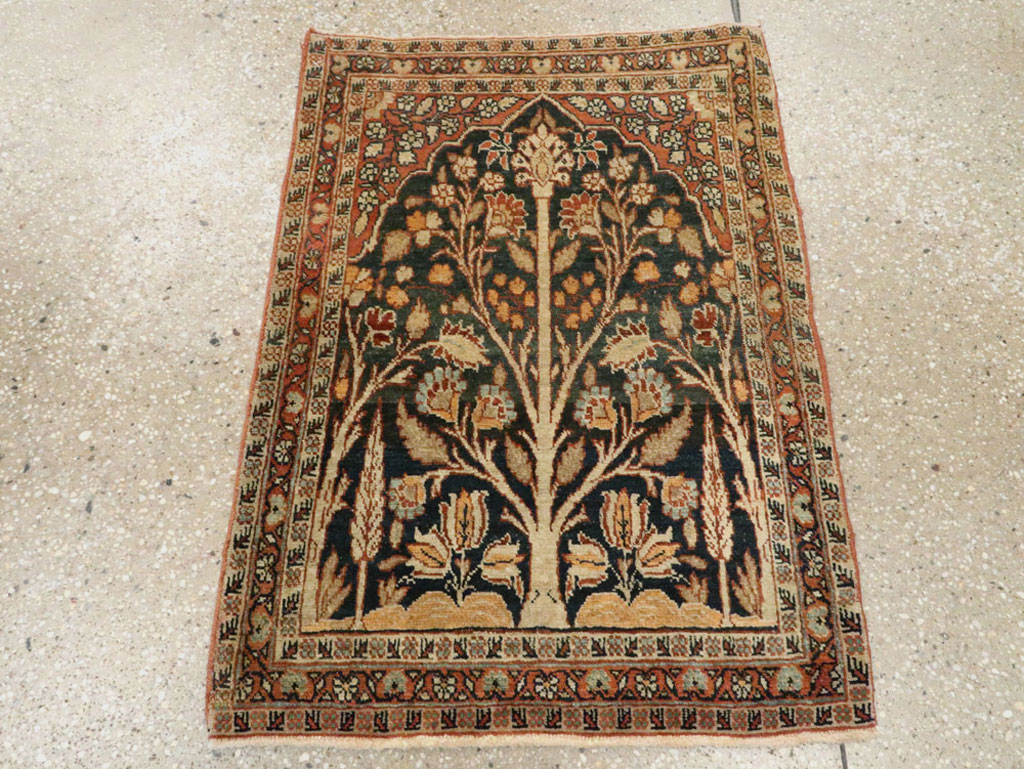 Antique Persian Tabriz Hagi Jalili Rug, No.17058 - Gsblank