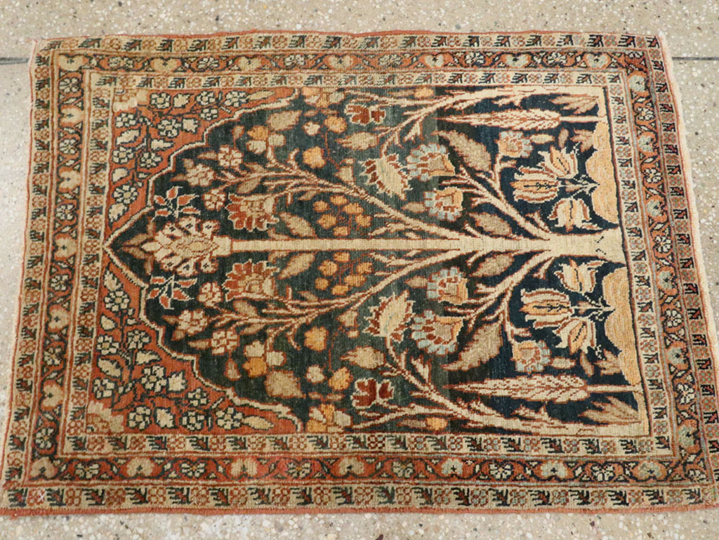 Antique Persian Tabriz Hagi Jalili Rug, No.17058 - Gsblank