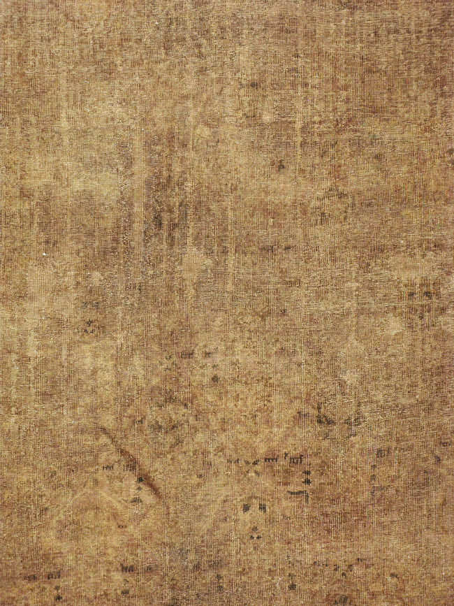 Antique Persian Mahal Distressed Carpet, No.17072 - Gsblank