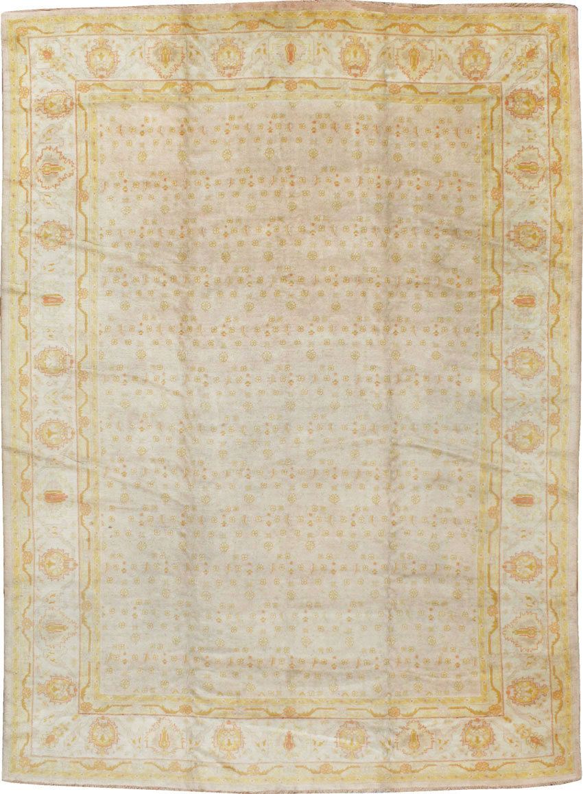 Antique Turkish Oushak Carpet, No.17077 - Gsblank