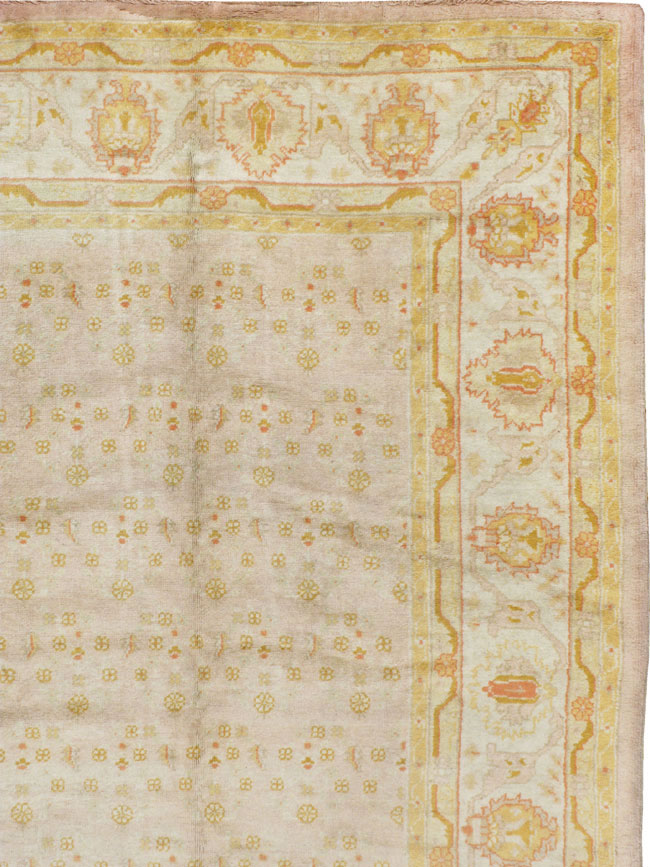 Antique Turkish Oushak Carpet, No.17077 - Gsblank