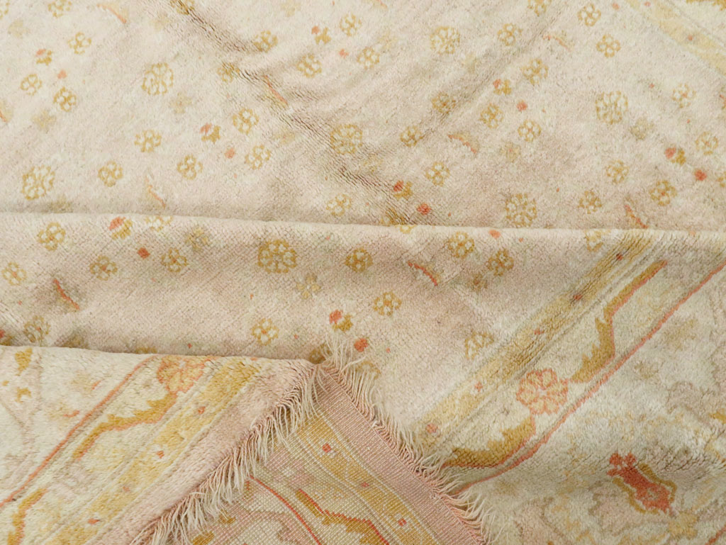 Antique Turkish Oushak Carpet, No.17077 - Gsblank