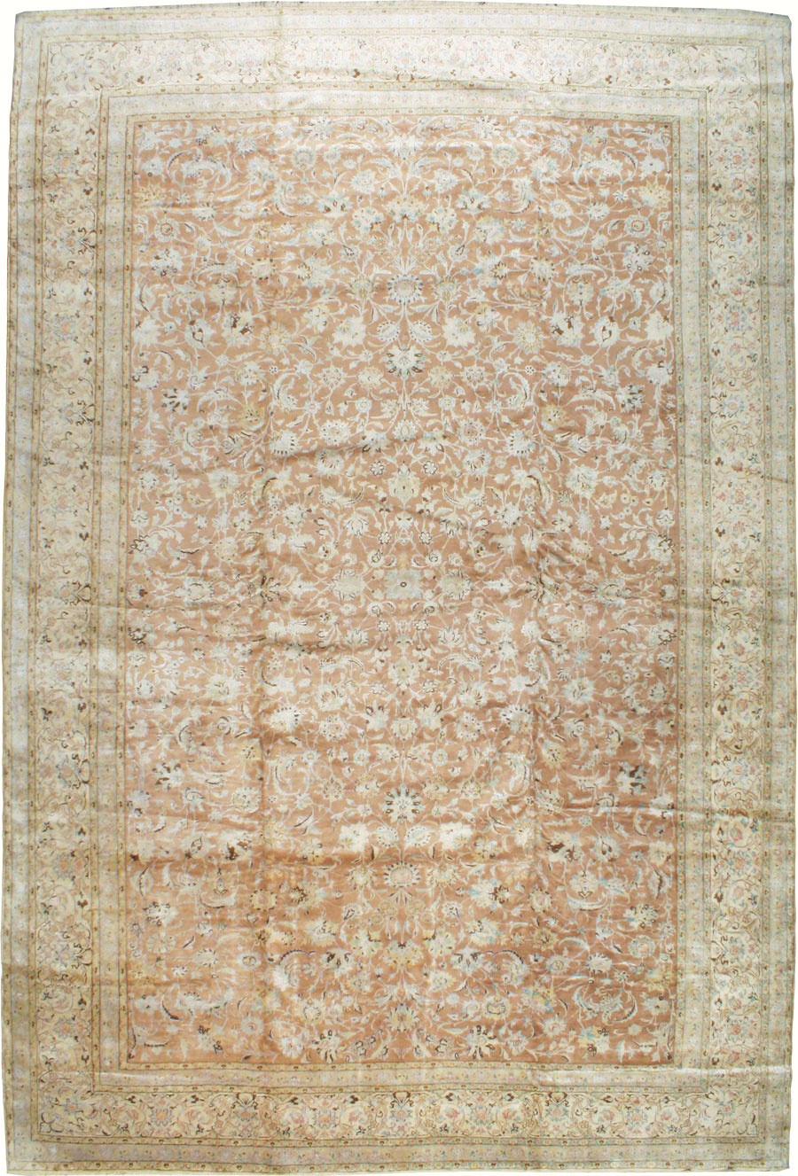 Vintage Persian Nain Carpet, No.17092 - Gsblank