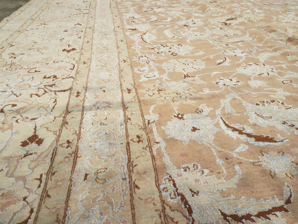 Vintage Persian Nain Carpet, No.17092 - Gsblank