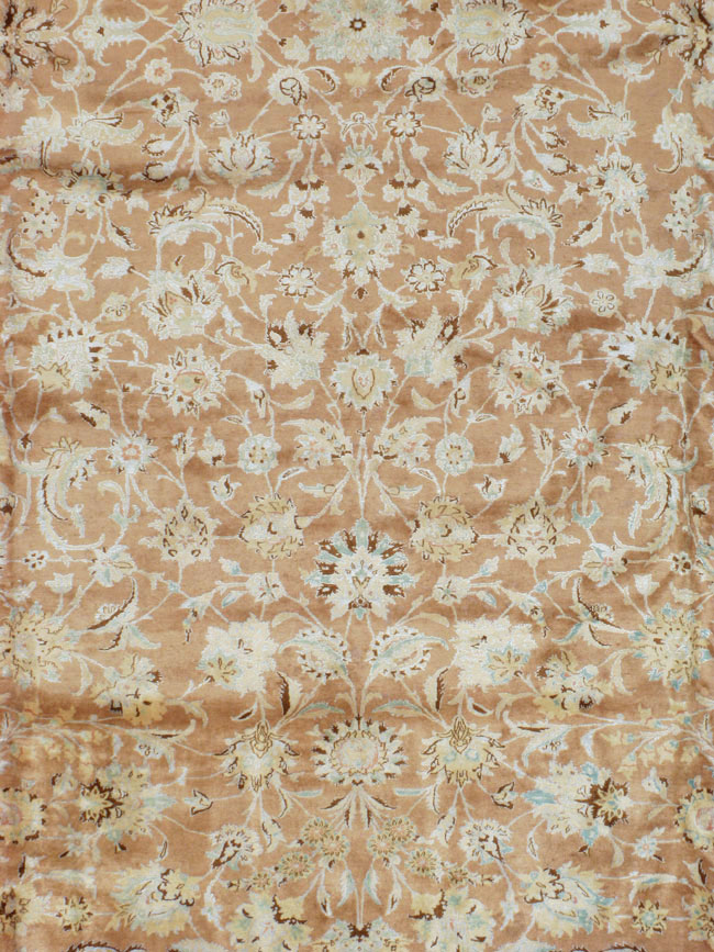 Vintage Persian Nain Carpet, No.17092 - Gsblank