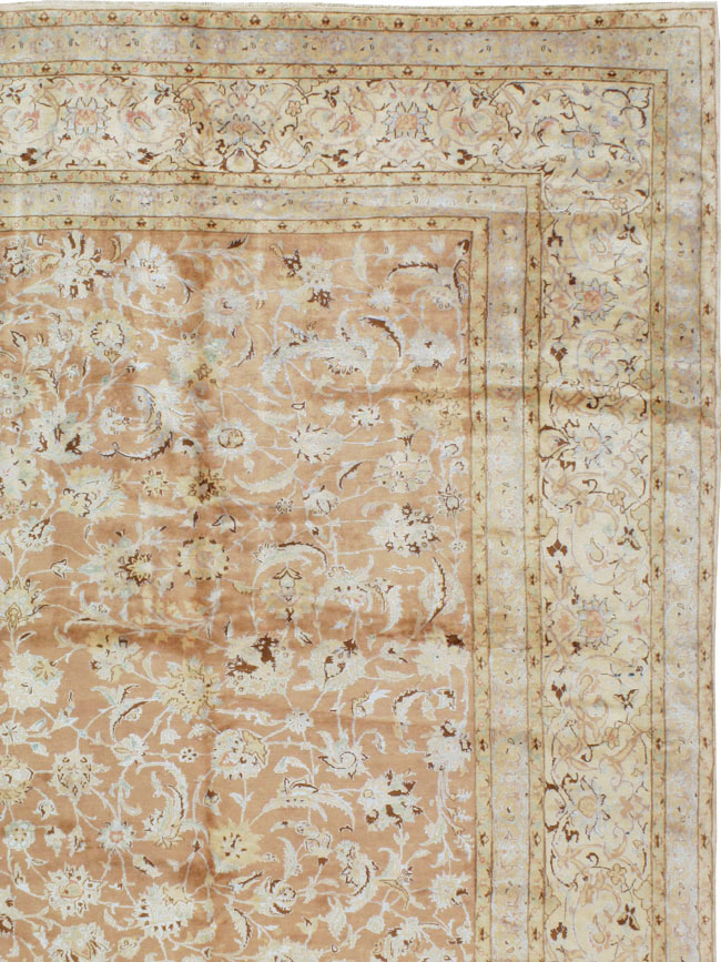 Vintage Persian Nain Carpet, No.17092 - Gsblank