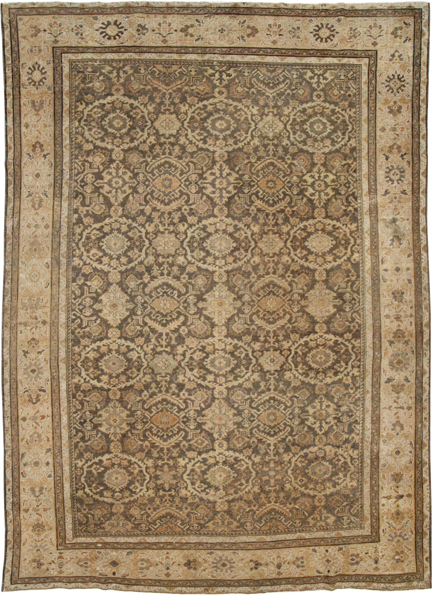 Antique Persian Mahal Room Size Carpet, No.17104 - Gsblank
