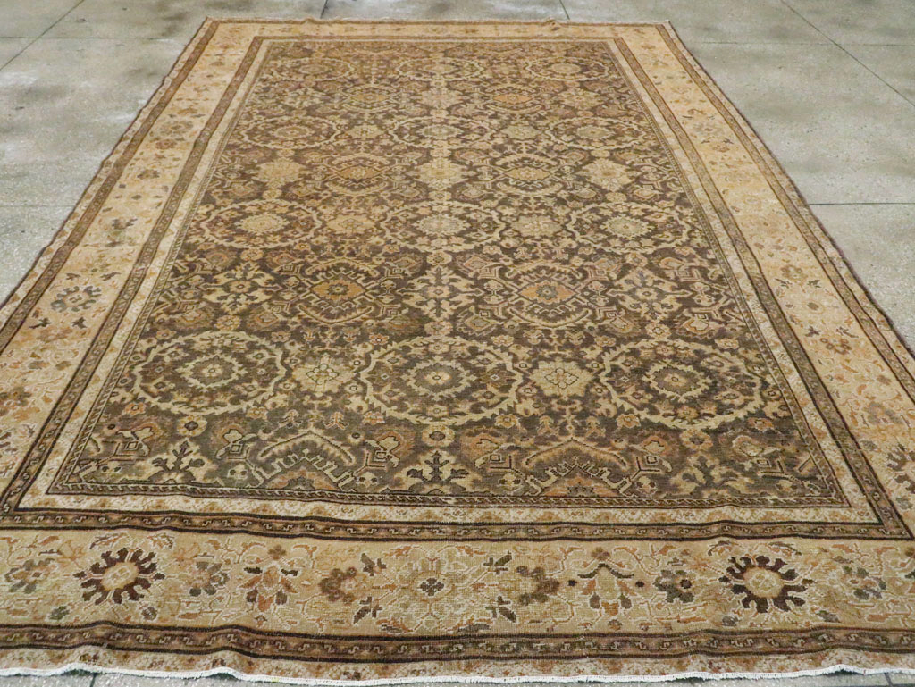 Antique Persian Mahal Room Size Carpet, No.17104 - Gsblank