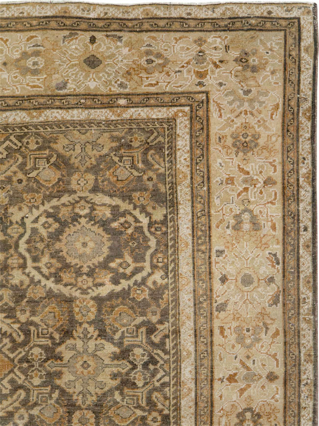 Antique Persian Mahal Room Size Carpet, No.17104 - Gsblank