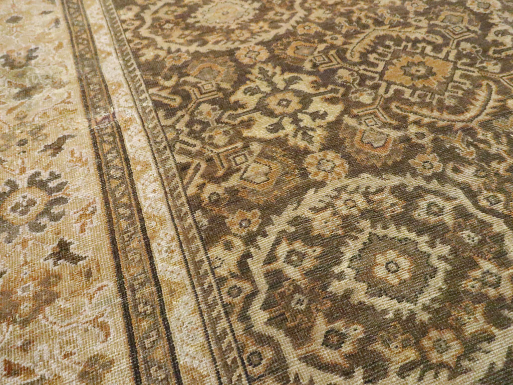 Antique Persian Mahal Room Size Carpet, No.17104 - Gsblank