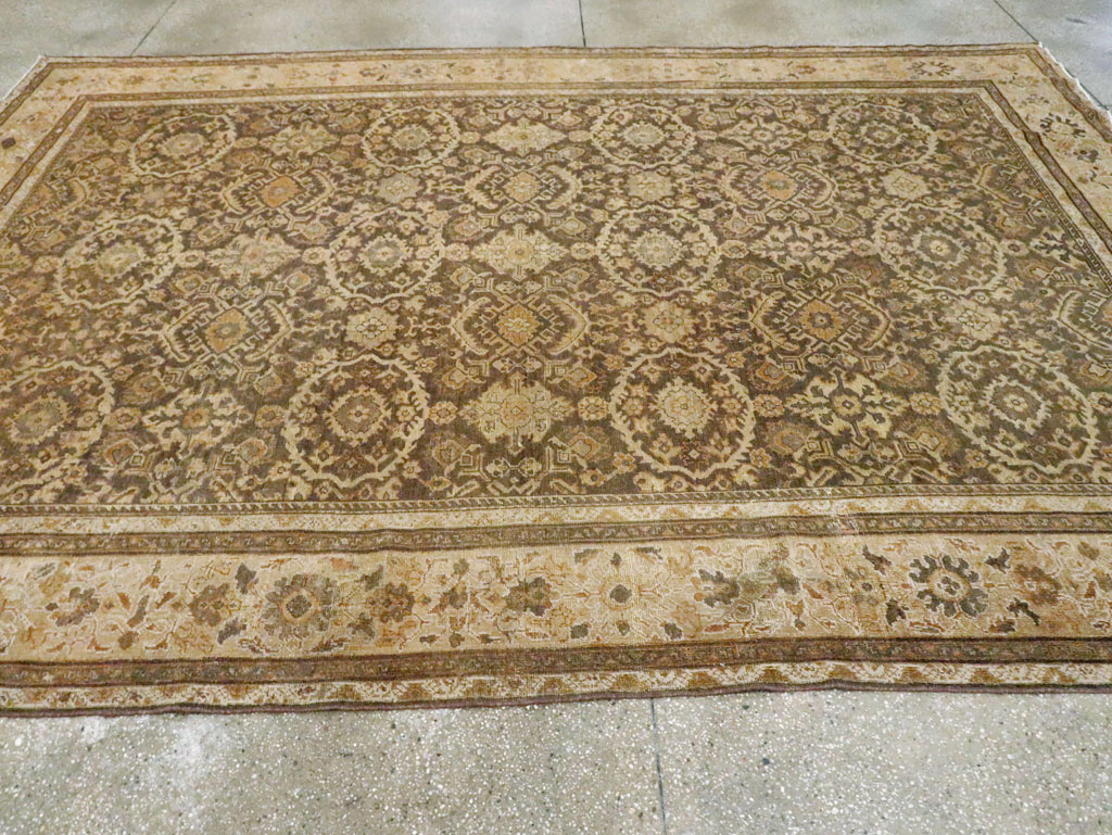 Antique Persian Mahal Room Size Carpet, No.17104 - Gsblank