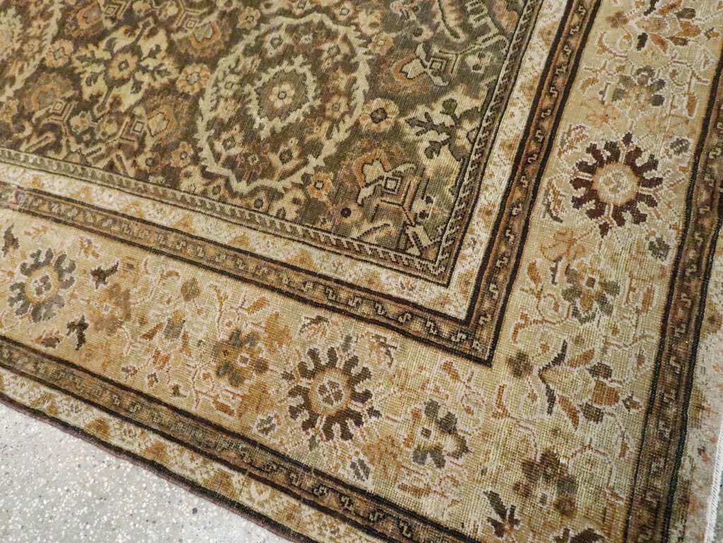 Antique Persian Mahal Room Size Carpet, No.17104 - Gsblank