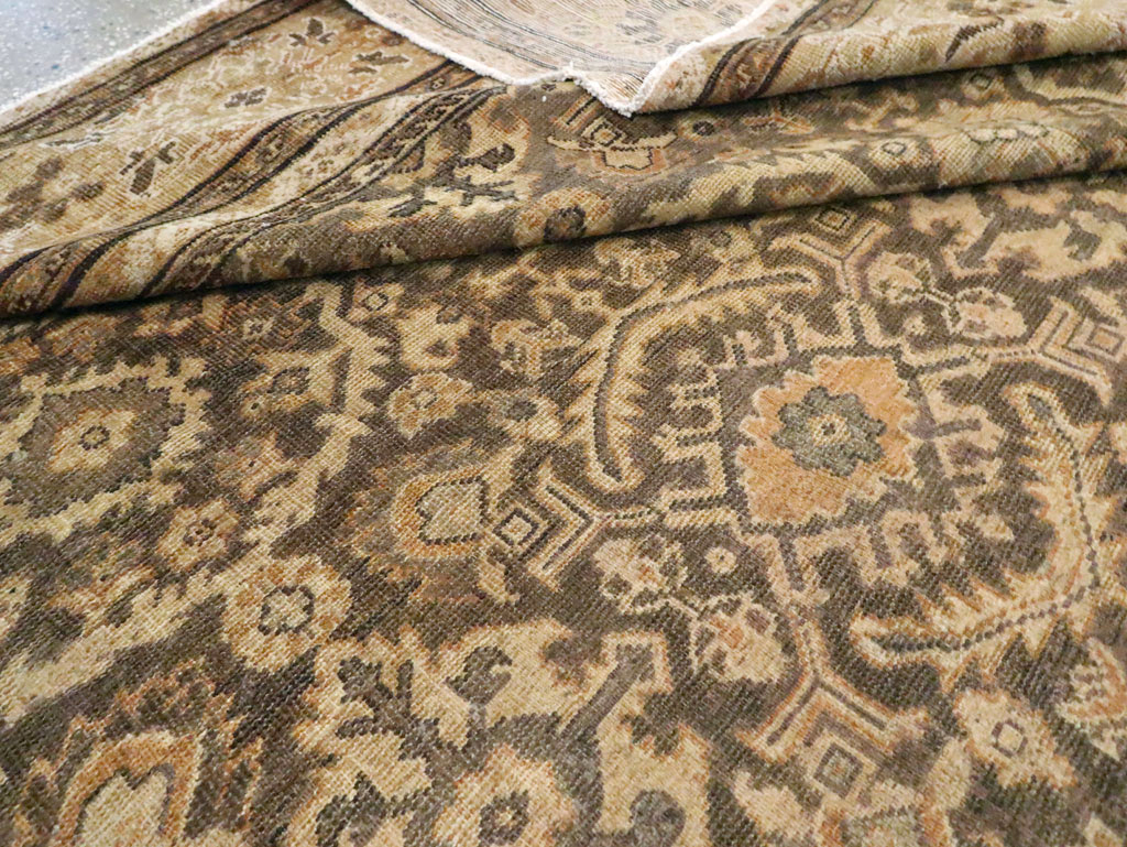 Antique Persian Mahal Room Size Carpet, No.17104 - Gsblank