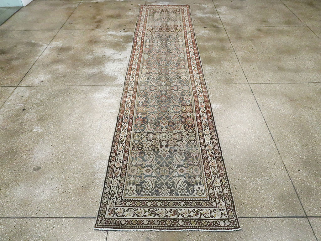 Vintage Persian Malayer Runner, No.17109 - Gsblank
