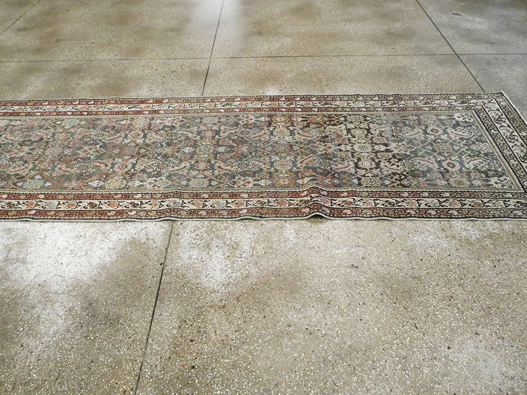 Vintage Persian Malayer Runner, No.17109 - Gsblank