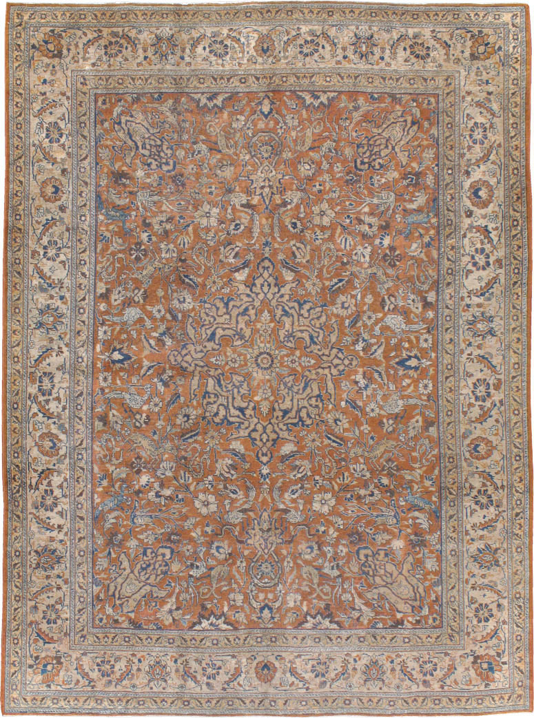 Antique Persian Tabriz Carpet, No.17115 - Gsblank