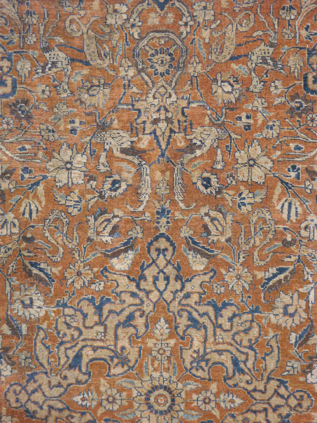 Antique Persian Tabriz Carpet, No.17115 - Gsblank