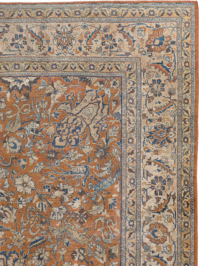 Antique Persian Tabriz Carpet, No.17115 - Gsblank