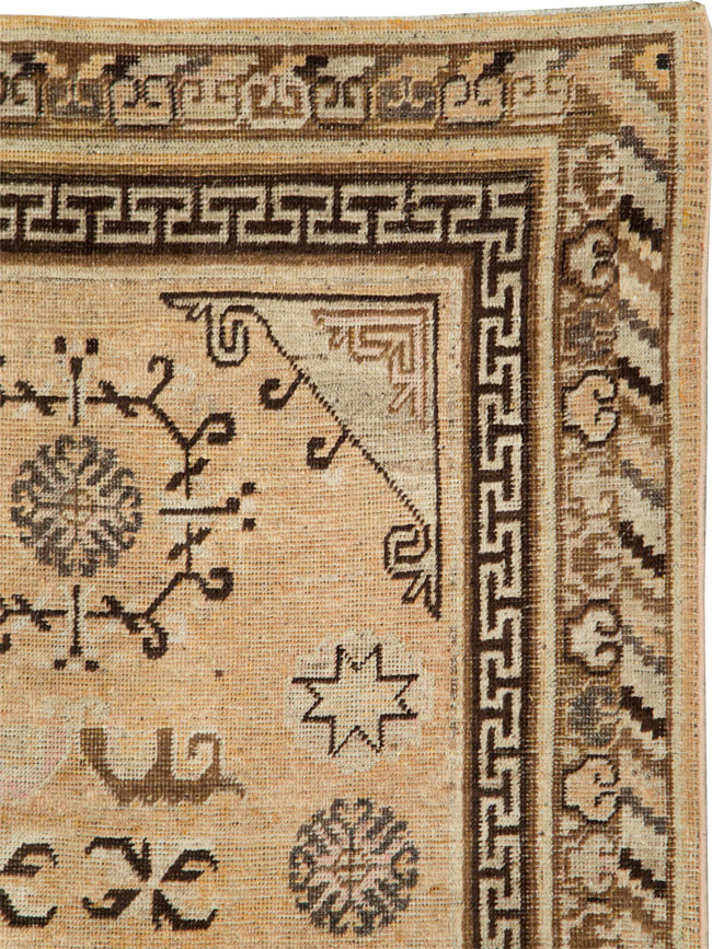 Antique East Turkestan Khotan Rug, No.17128 - Gsblank