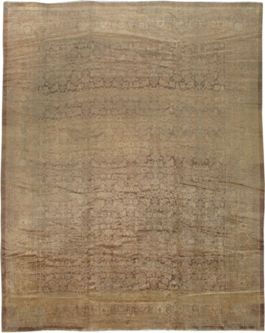 Antique Persian Mahal Carpet, No.17130 - Gsblank