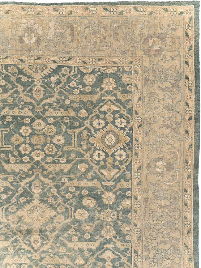 Antique Persian Mahal Room Size Carpet, No.17150 - Gsblank