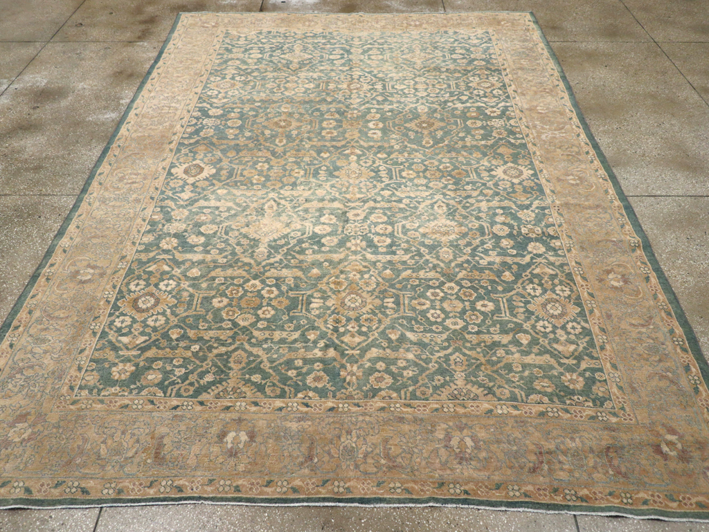 Antique Persian Mahal Room Size Carpet, No.17150 - Gsblank