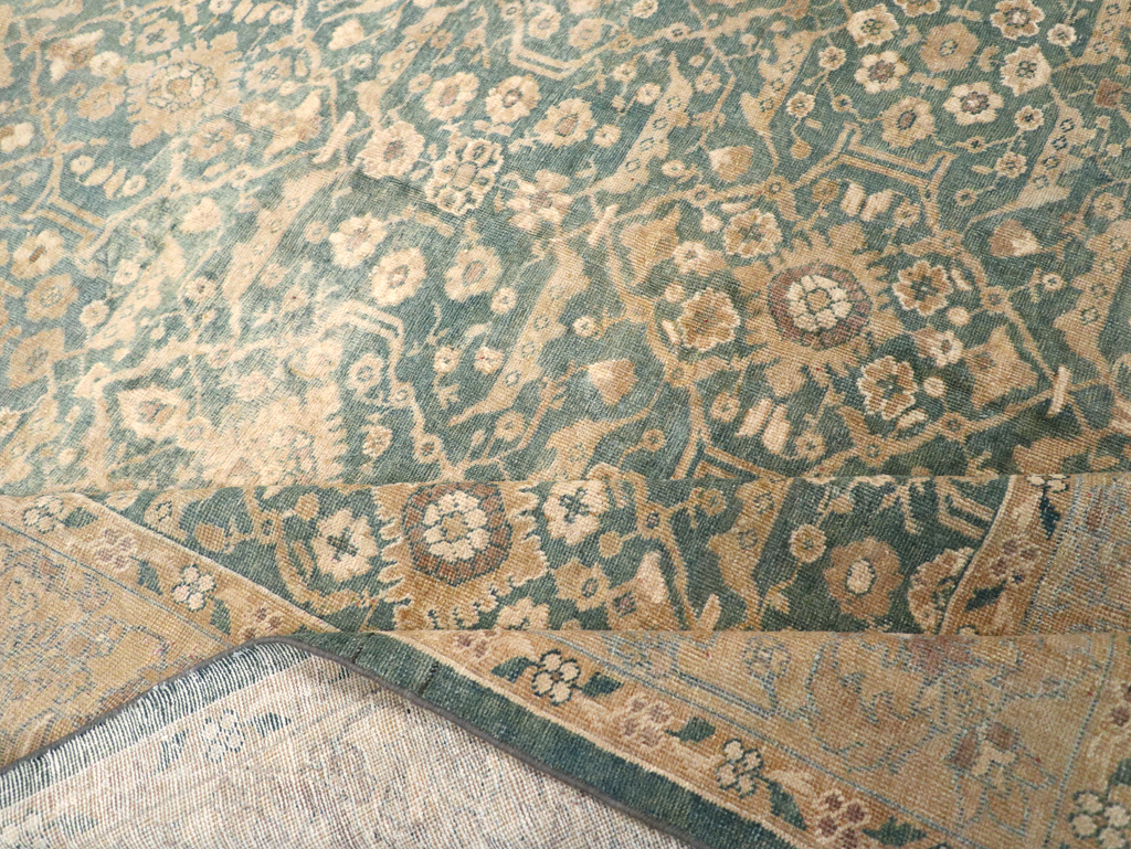 Antique Persian Mahal Room Size Carpet, No.17150 - Gsblank